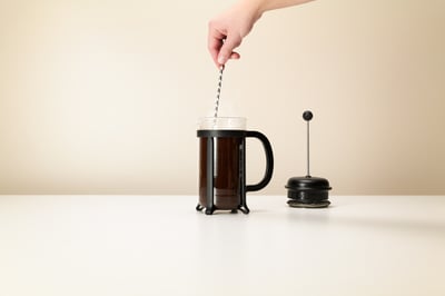 brewguide visual french press mixing